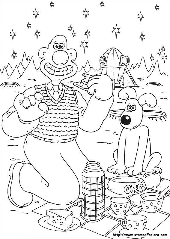 Disegni Wallace e Gromit